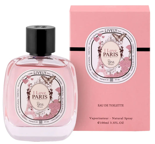 Lively I love paris perfume for women 100 ML Eau de Parfum